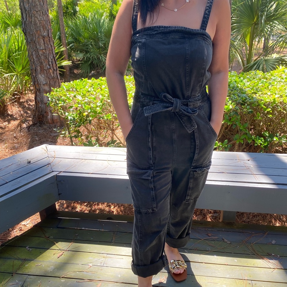 free people utility jumpsuit